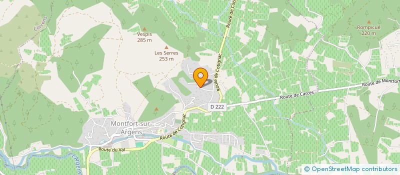 localisation de l'entreprise MADAME BRUNA PODAVINI à MONTFORT-SUR-ARGENS