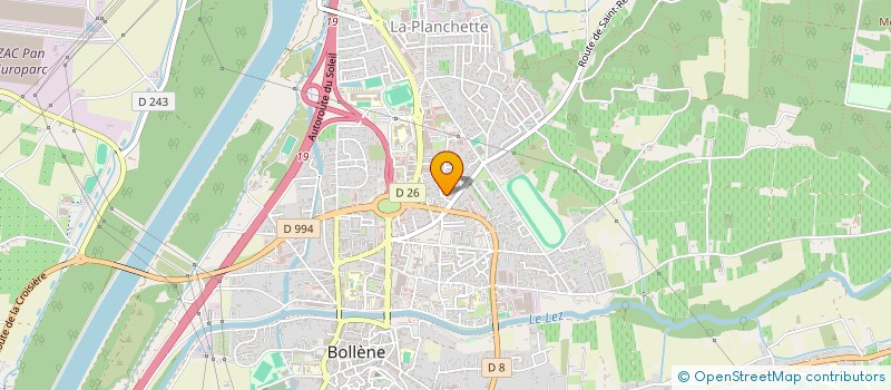 localisation de l'entreprise MADAME BRUNA SEABRA DA ROCHA MOURA  BOLLENE