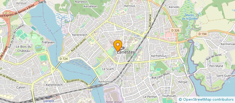 localisation de l'entreprise MADAME BRUNA TAMIC  LANESTER