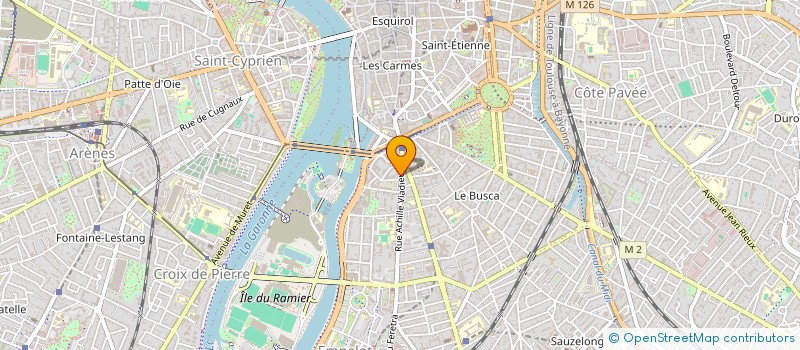 localisation de l'entreprise MADAME BRUNE BAUDET à TOULOUSE