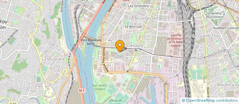 localisation de l'entreprise MADAME BRUNE DALAMEL DE BOURNET  LYON