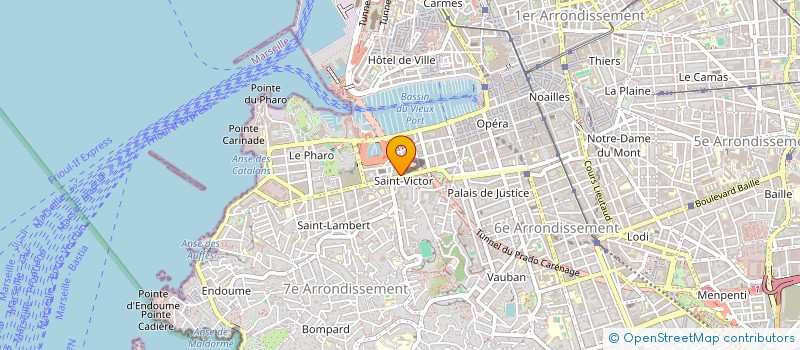 localisation de l'entreprise MADAME BRUNE NAYWOSZ PASZKIEWICZ  MARSEILLE