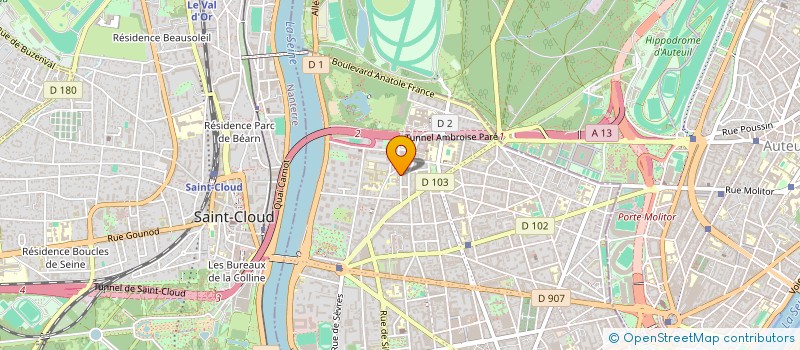 localisation de l'entreprise MADAME BRUNE PALUEL-MARMONT à BOULOGNE-BILLANCOURT