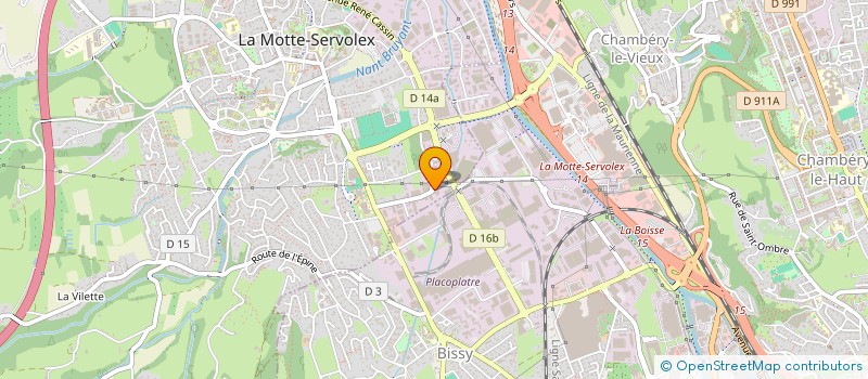localisation de l'entreprise MADAME BRUNE PICHOLLET--MUGNIER  LA MOTTE-SERVOLEX