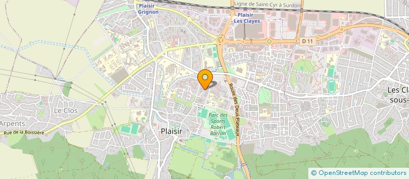 localisation de l'entreprise MADAME BRUNELLA MBEMBA à PLAISIR