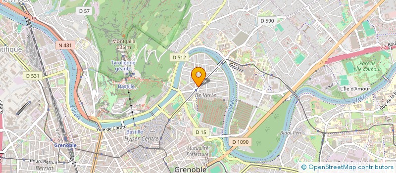 localisation de l'entreprise MADAME BRUNELLE GUIGNIER  GRENOBLE