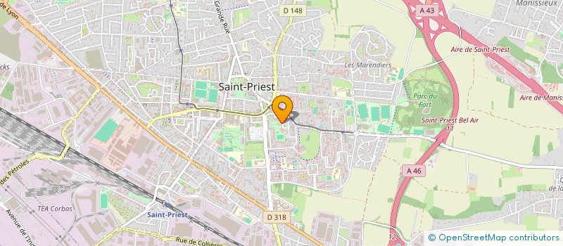 localisation de l'entreprise MADAME BRUNETTE ENDJA DIAGANA  SAINT-PRIEST