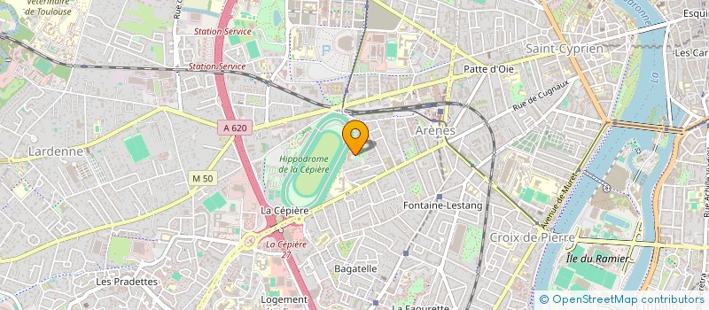 localisation de l'entreprise MADAME BRUNILDE GIRARDET  TOULOUSE