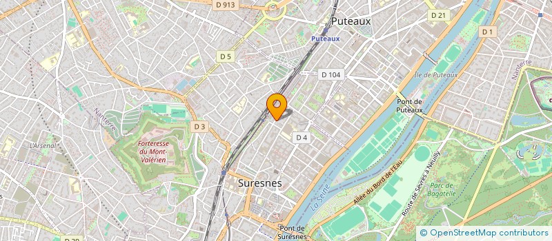 localisation de l'entreprise MADAME BRUNILDE HOSTACHE à SURESNES