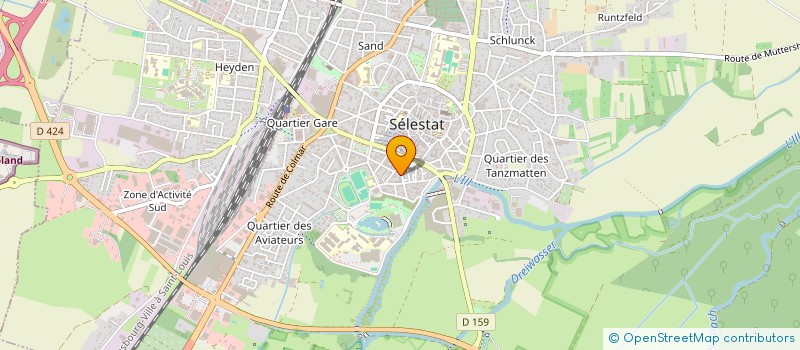 localisation de l'entreprise MADAME BRUNILDE PARIZ DO ESPIRITO SANTO  RIBEAUVILLE