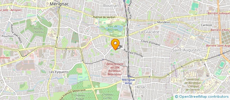 localisation de l'entreprise MADAME BRUNILDE ROYAL  MERIGNAC