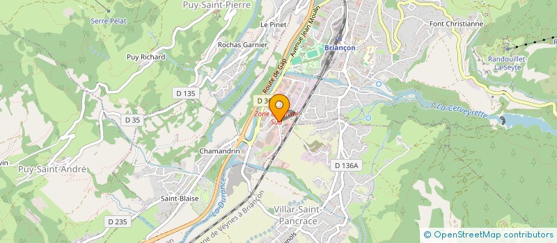 localisation de l'entreprise MADAME BRUNONE NEGRINO à BRIANCON