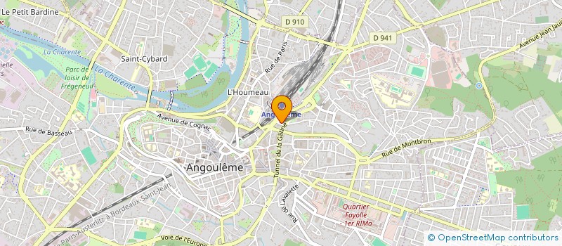 localisation de l'entreprise MADAME BRYSPELLIA BIDOUNGA MANGA à ANGOULEME
