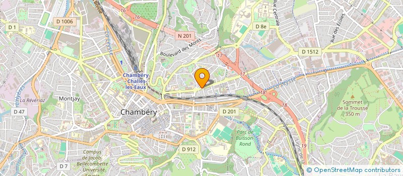 localisation de l'entreprise MADAME BTISAM AIT-DRISS à CHAMBERY