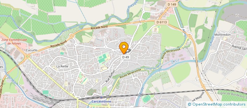 localisation de l'entreprise MADAME BTISAM BAMMOU à CARCASSONNE