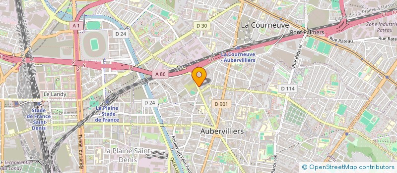 localisation de l'entreprise MADAME BTISAME KHATTABI à AUBERVILLIERS