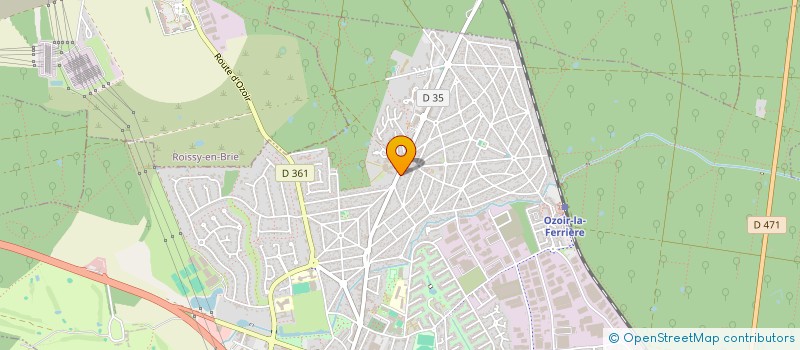 localisation de l'entreprise MADAME BTISSAM HAHLI  OZOIR-LA-FERRIERE