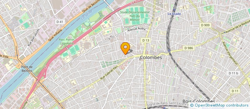 localisation de l'entreprise MADAME BTISSAM MONCEF  COLOMBES