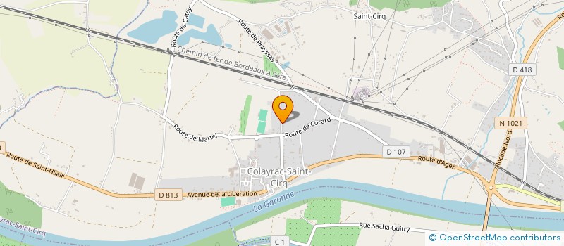 localisation de l'entreprise MADAME BTISSAM TCHIOUTI  COLAYRAC-SAINT-CIRQ