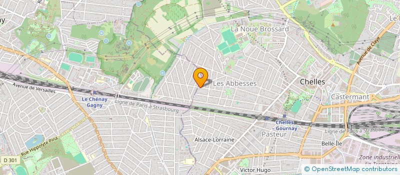 localisation de l'entreprise MADAME BTISSAME SERBOUT  CHELLES