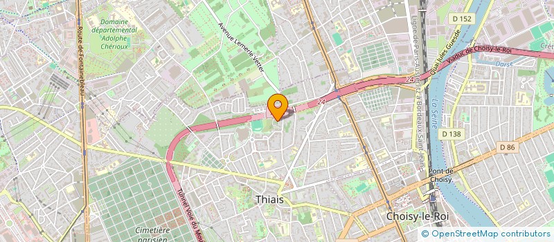 localisation de l'entreprise MADAME BUDANE DIAKITE  THIAIS