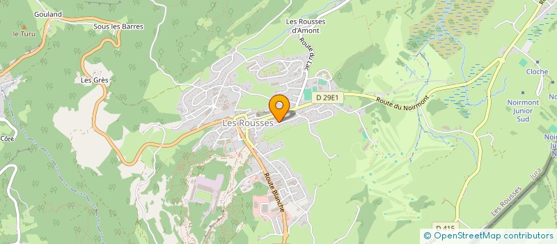 localisation de l'entreprise MADAME BUFFET LACROIX  BOIS D'AMONT