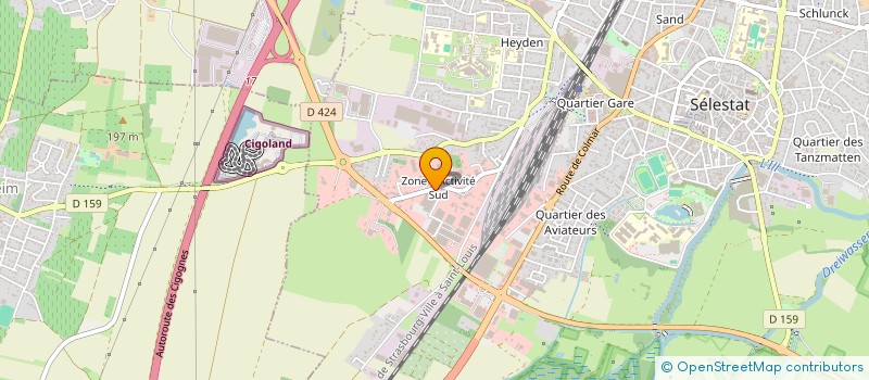 localisation de l'entreprise MADAME BUKET CARMAN  SELESTAT