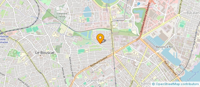 localisation de l'entreprise MADAME BUKET HALAC  LE BOUSCAT