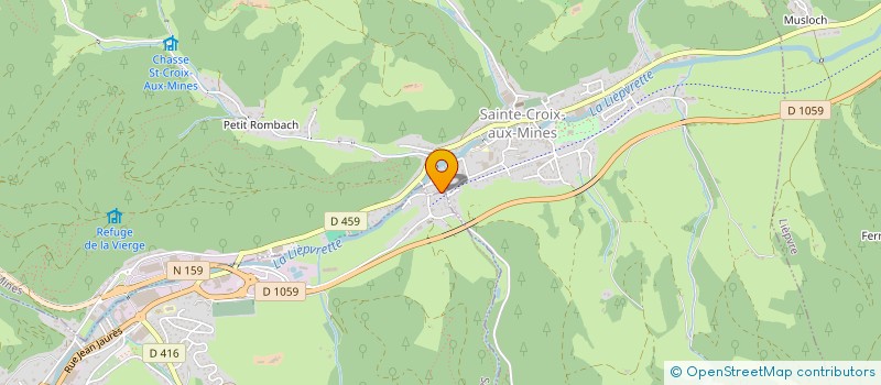 localisation de l'entreprise MADAME BUKOLA KOLAWOLE  SAINTE-CROIX-AUX-MINES