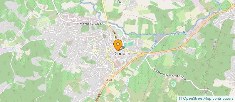 localisation de l'entreprise MADAME BULENT AKTAN à COGOLIN