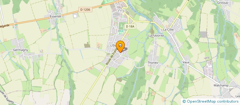 localisation de l'entreprise MADAME BULIER CASTO  VIRY