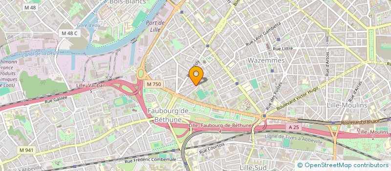 localisation de l'entreprise MADAME BULLE DESQUIENS à LILLE