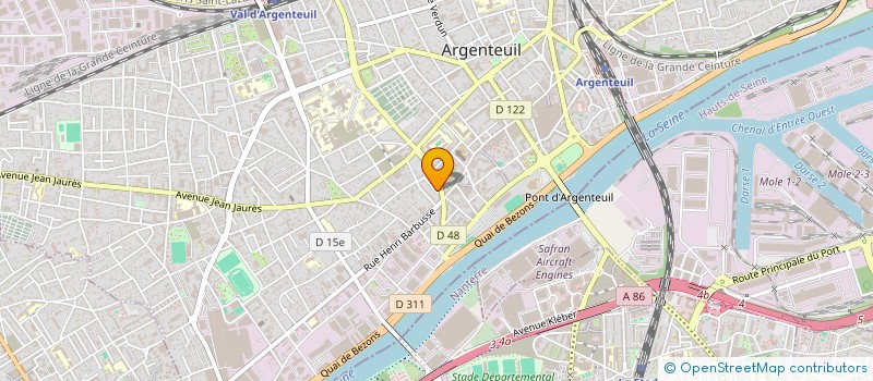localisation de l'entreprise MADAME BULLE TORMEN à ARGENTEUIL