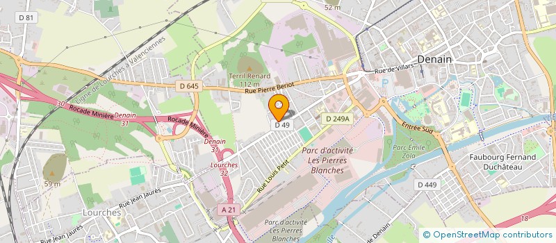 localisation de l'entreprise MADAME BURUIANA SANZIANA  DENAIN