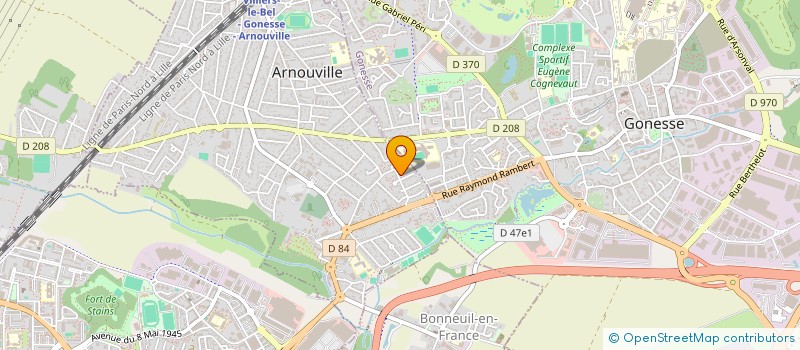 localisation de l'entreprise MADAME BUSRA BINICI  ARNOUVILLE