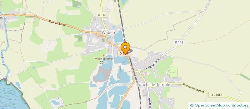 localisation de l'entreprise MADAME BUSSY AURELIE REINE  WABEN