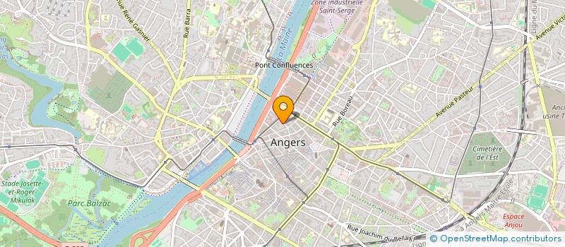 localisation de l'entreprise MADAME BYZANCE CHARPENTIER à ANGERS