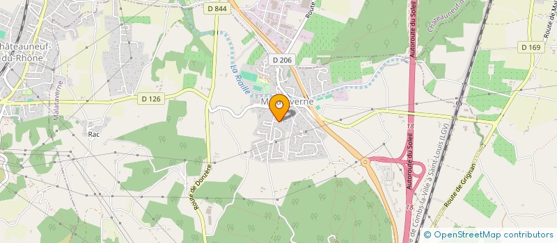 localisation de l'entreprise MADAME C.  MALATAVERNE