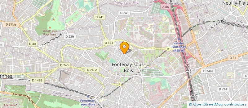 localisation de l'entreprise MADAME C AFCAIN à FONTENAY-SOUS-BOIS
