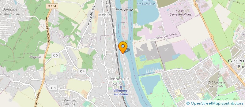 localisation de l'entreprise MADAME C ARCHAMBAULT à VILLENNES-SUR-SEINE