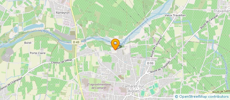 localisation de l'entreprise MADAME C BRASSART  CAMARET-SUR-AIGUES