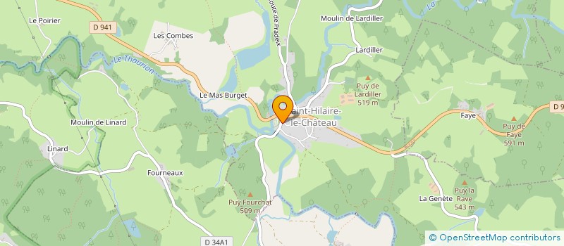localisation de l'entreprise MADAME C CAILLIE GRENOUILLET à SAINT-HILAIRE-LE-CHATEAU