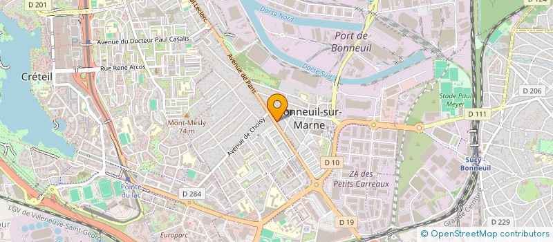 localisation de l'entreprise MADAME C CARAVANIEL à BONNEUIL-SUR-MARNE