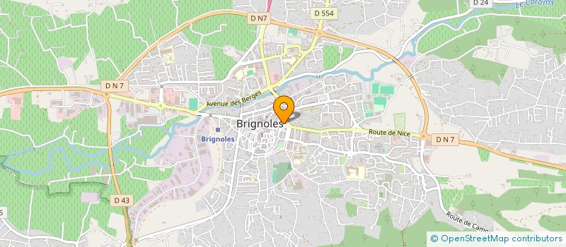 localisation de l'entreprise MADAME C FOURNIER à BRIGNOLES
