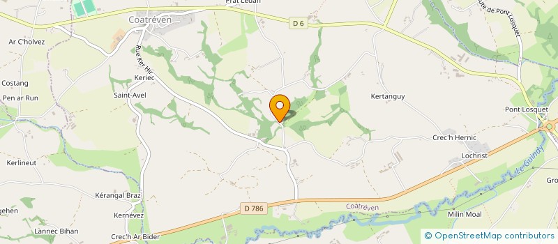 localisation de l'entreprise MADAME C LE BIHAN à KERMARIA-SULARD