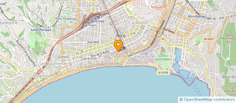 localisation de l'entreprise MADAME C ROMAGNAN à NICE