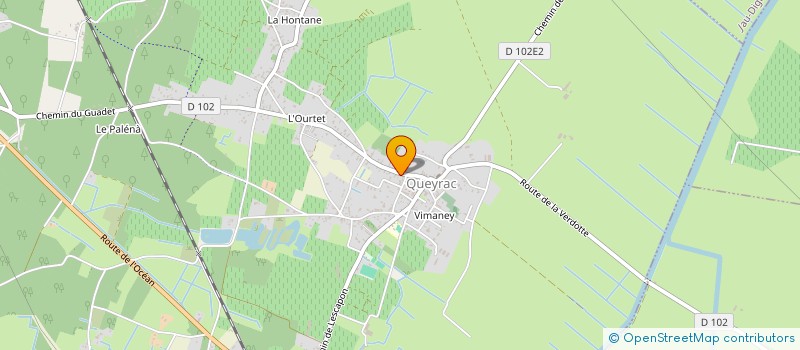 localisation de l'entreprise MADAME C ROSSIGNOL  SAINT-CHRISTOLY-MEDOC