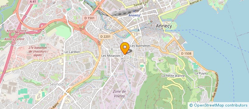 localisation de l'entreprise MADAME C THIRON à ANNECY