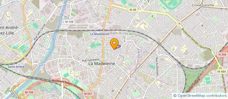 localisation de l'entreprise MADAME CACILIA RHEINS à LA MADELEINE