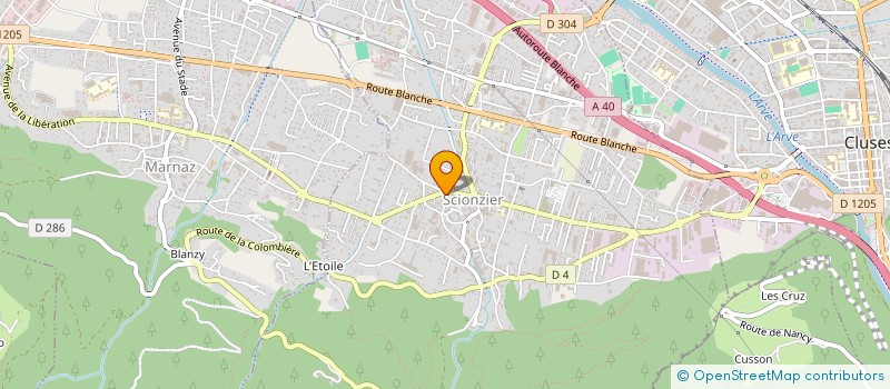 localisation de l'entreprise MADAME CACILIE TREDEZ  SCIONZIER